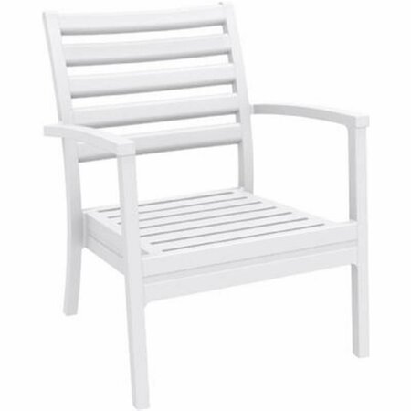 BOOK PUBLISHING CO Artemis Club Chair Extra Large - White - Set of 2 GR2840683